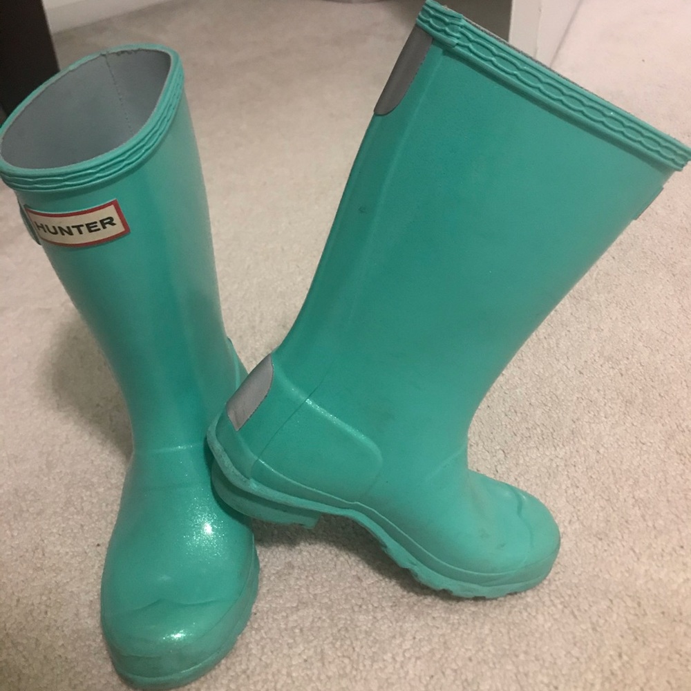 Girls Hunter rain boots sz 13/1